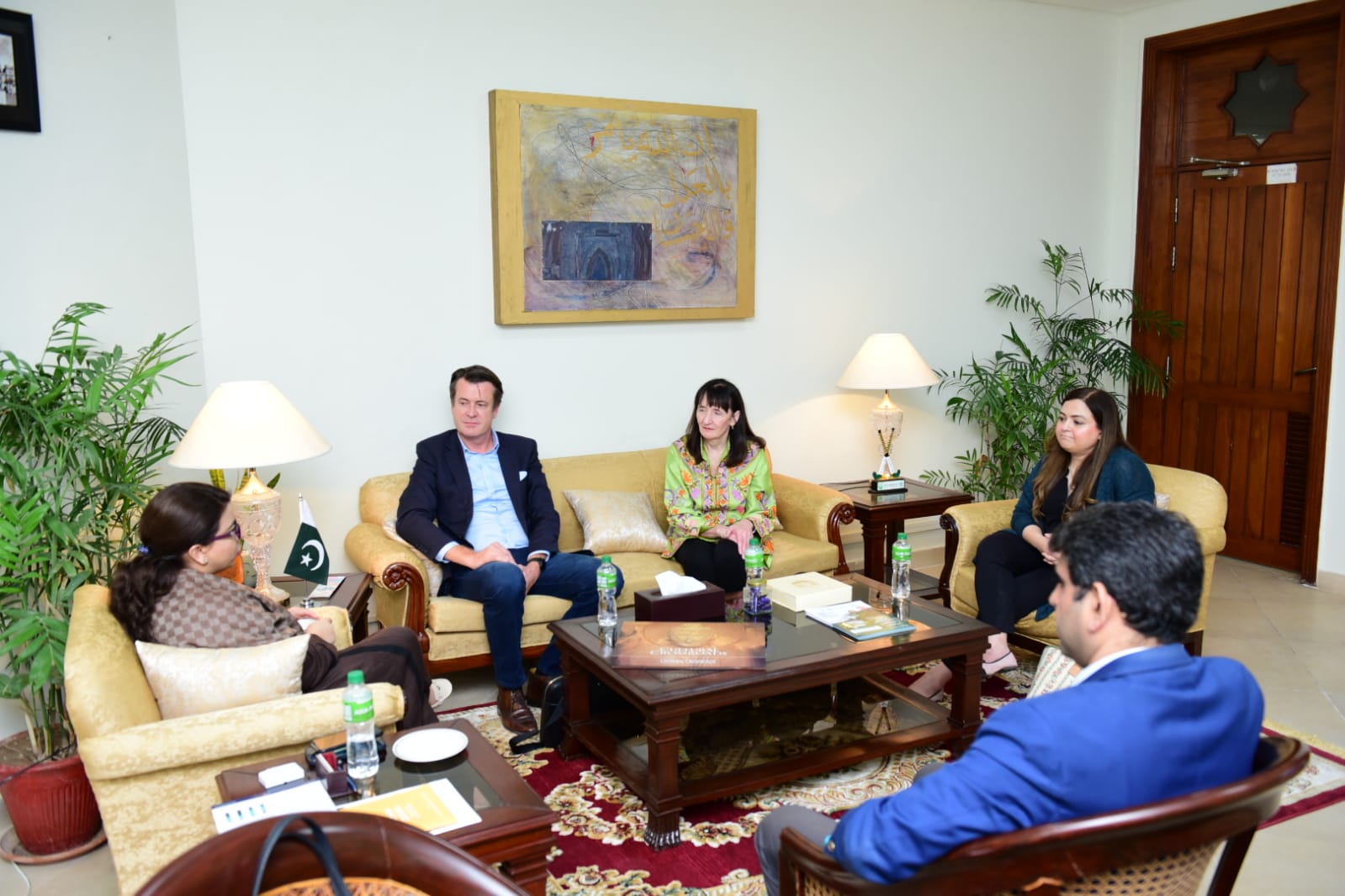 SAPM Shaza Fatima Khawaja held a meeting with GSMA Team..